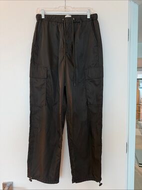 Pistola Black Satin Pants